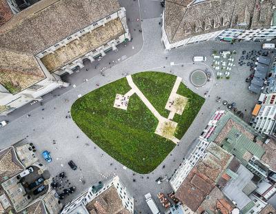 Heinrich Gartentor. Foto: Peter Baracchi; Stadt Zürich, Kunst im öffentlichen Raum (KiöR)