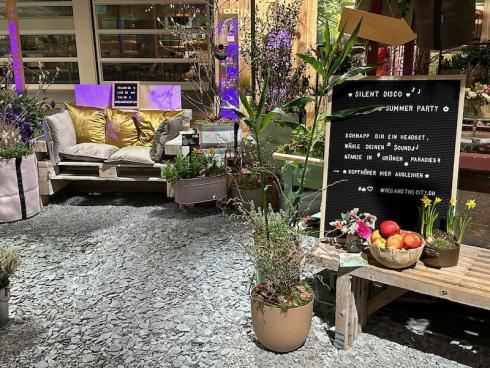 Bild garten.ch: Citygärten kommen mit kleinen Flächen aus. Originelle kleinräumige Gestaltungen schaffen attraktive Plätze in der Stadt. 