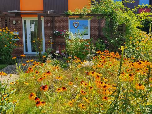 Bild BGL: Die Profis für Garten und Landschaft empfehlen möglichst vielfältige Gärten und kombinieren Stauden und Gräser, die ähnliche Ansprüche haben: sonnig, warm und eher trocken.