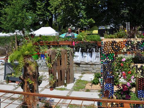 Bild garten.ch: Installationen der Lernenden zum Thema Urban Gardening