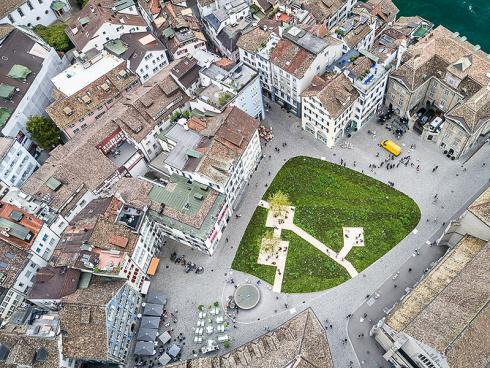 Heinrich Gartentor. Foto: Peter Baracchi; Stadt Zürich, Kunst im öffentlichen Raum (KiöR)