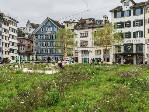 Heinrich Gartentor. Foto: Peter Baracchi; Stadt Zürich, Kunst im öffentlichen Raum (KiöR)