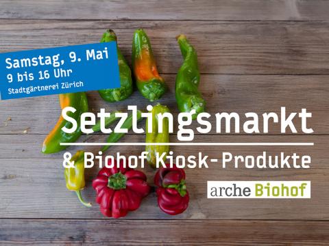 Arche Biohof am Frühlingsmarkt der Stadtgärtnerei