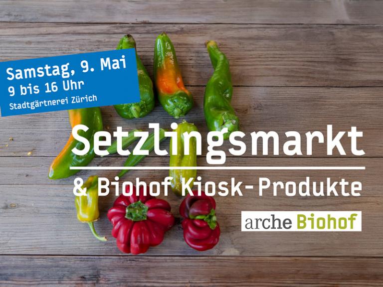 Arche Biohof am Frühlingsmarkt der Stadtgärtnerei