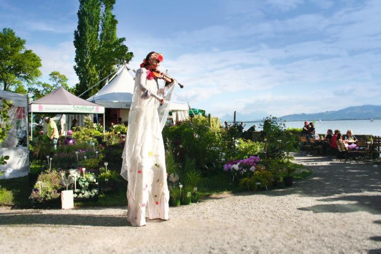 Stimmungsvolle Atmosphäre bei den Gartentagen Lindau