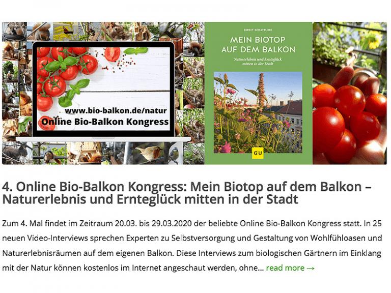 Online Bio-Balkon Kongress