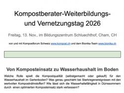 Weiterbildungs- und Vernetzungstag Kompostberatung