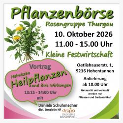 Pflanzenbörse - Rosengruppe Thurgau